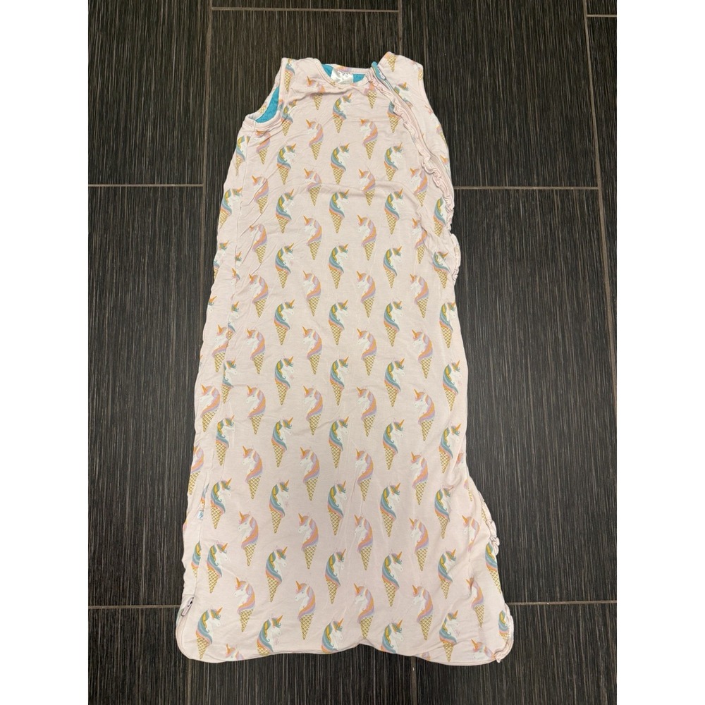 Posh Peanut Sleep Sack Sz 18-36 Months 1 TOG Bamboo Pink Unicorn Ice Cream Cone